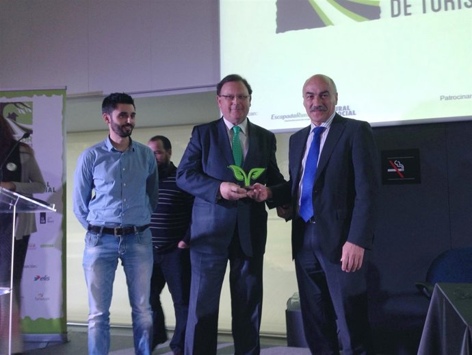 Santiago Recio rcogió el premio