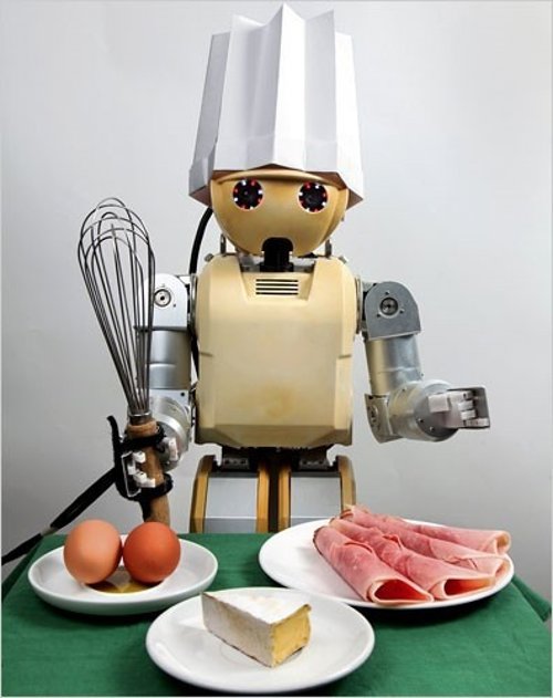 Robot cocinando