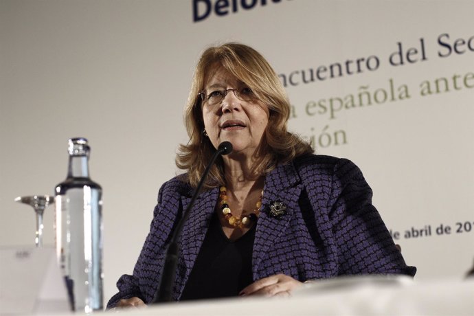 La presidenta de la CNMV, Elvira Rodríguez