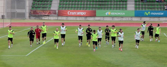 La selección española se entrena en Las Rozas previa al Mundial de Brasil