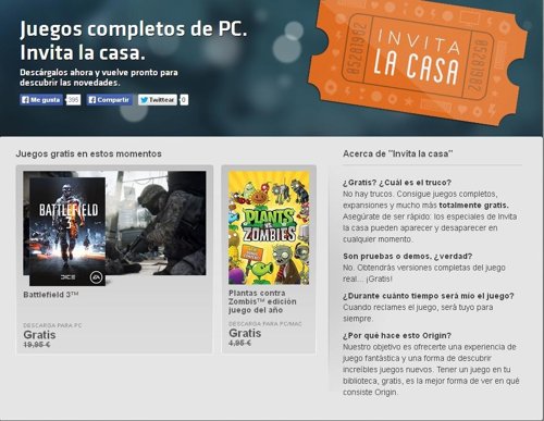Origin descargas descargas de juegos PC gratuitas