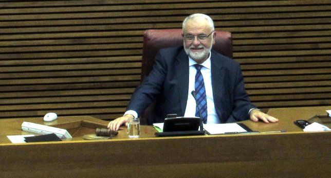 El presidente de las Corts Valencianes, Juan Cotino.
