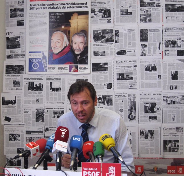 El presidente del Grupo Municipal Socialista en Valladolid, Óscar Puente