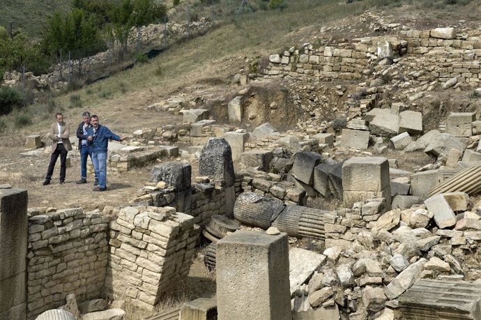 Visita al yacimiento de Santa Criz. 