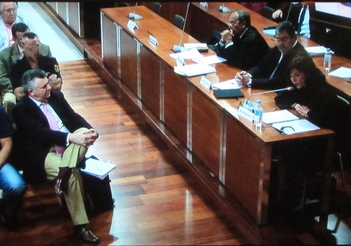 Juan Antonio Roca en el juicio del caso Malaya