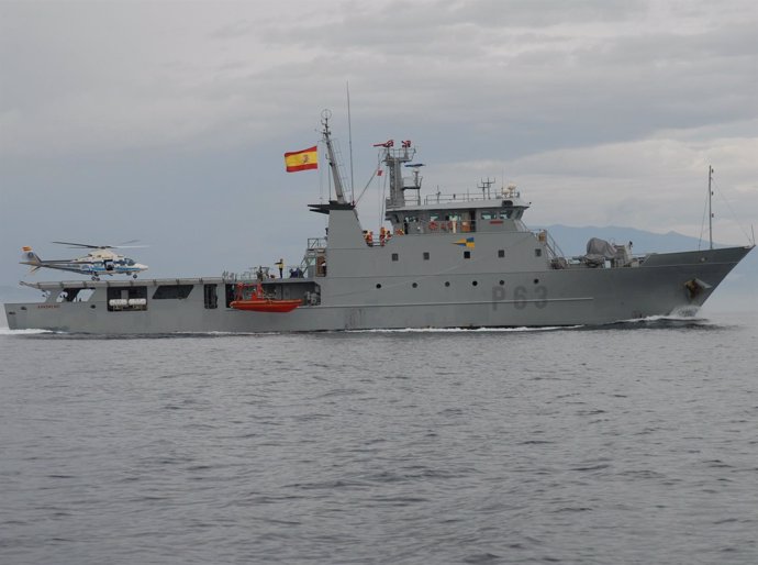 El patrullero ‘Arnomendi’ llega a Cartagena