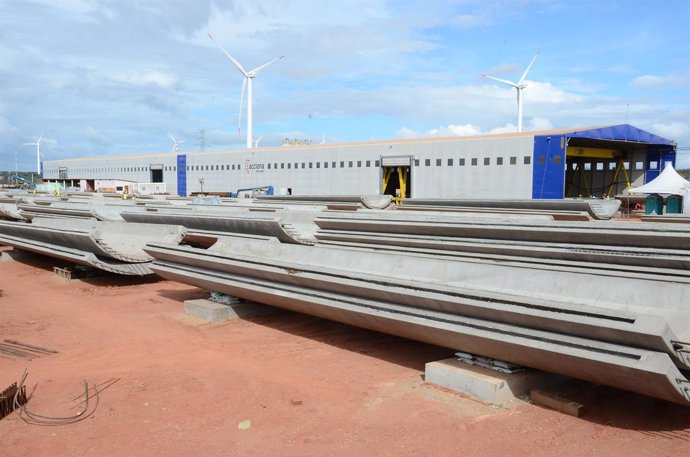 Acciona, fábrica de torres para parques eólicos de Brasil