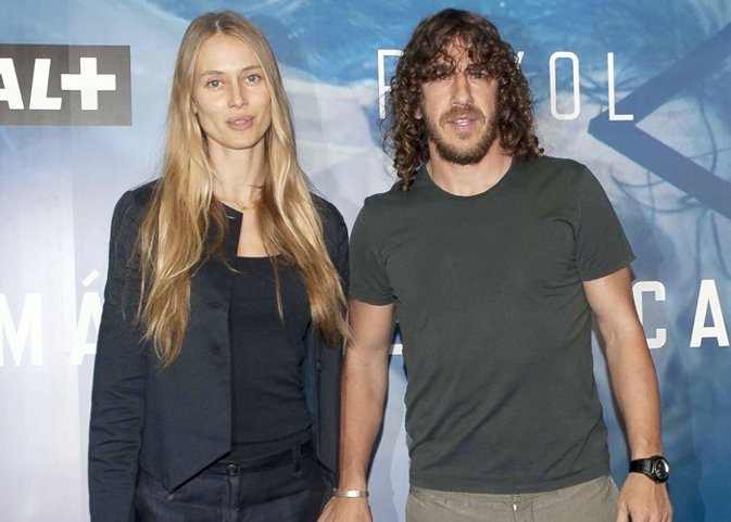 Carles Puyol y Vanesa Lorenzo 