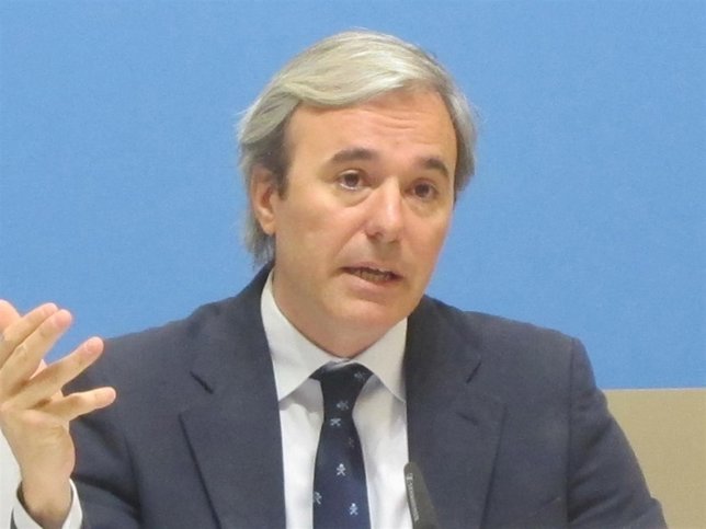 El concejal del PP, Jorge Azcón