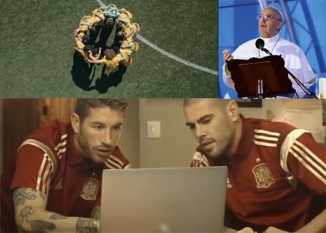 Los mejores vídeos de apoyo del Mundial de Brsil 2014 España Argentina