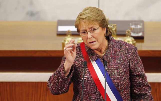 La presidente de Chile, Michelle Bachelet.