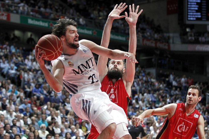Sergi Llull en el partido ante el CAI Zaragoza