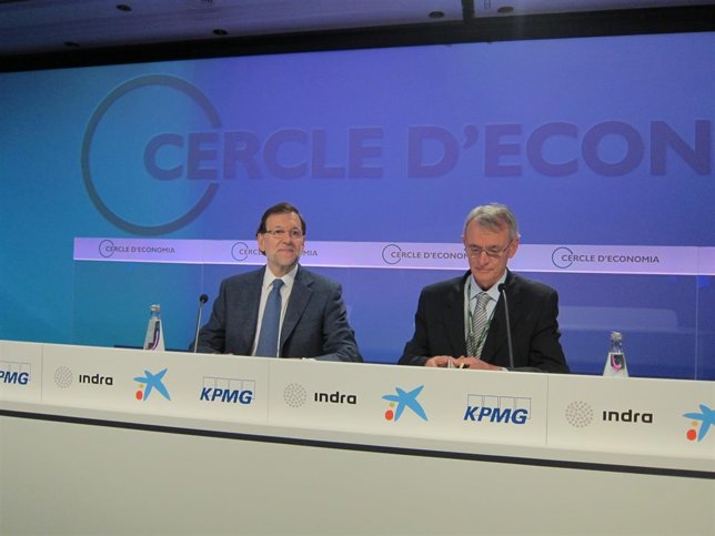 Mariano Rajoy en la clausura del Círculo en Sitges