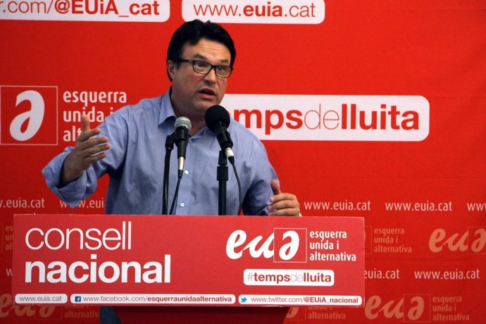 El coordinador general de EUiA, Josep Joan Nuet