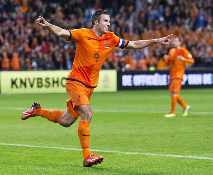 Robin van Persie, máximo goleador de la selección de Holanda
