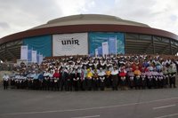Cerca de 2.500 personas celebran en la plaza de Toros de Logroño la graduación de los alumnos de la UNIR