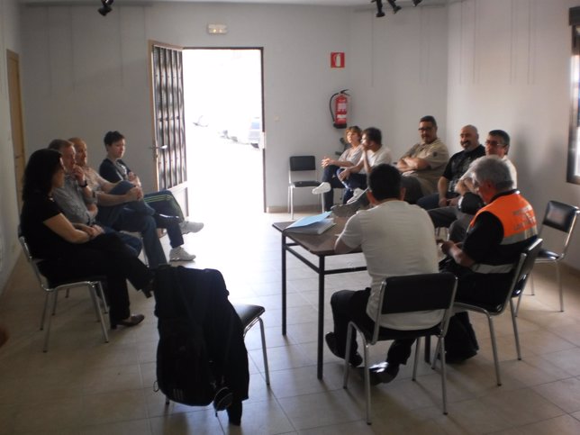 Reunión de la campaña de Los Monegros en Leciñena.