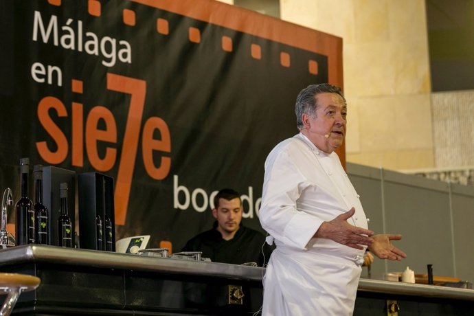 El cocinero Adolfo Jaime en Fycma Festival Málaga Food and Wine