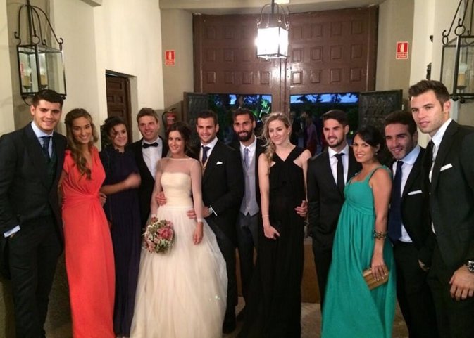 El Real Madrid se va a la boda de Nacho de 24 años