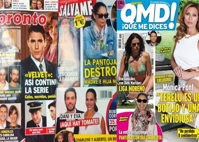 ISABEL PANTOJA CHABELITA MÓNICA PONT TERELU Y PEQUEÑO ADELANTO DE VELVET