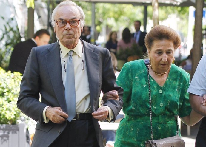 Carlos Zurita junto a la Infanta Margarita en una umagen de archivo