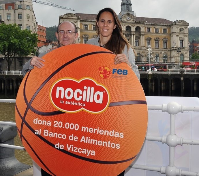 Amaya Valdemoro en un acto de Nocilla