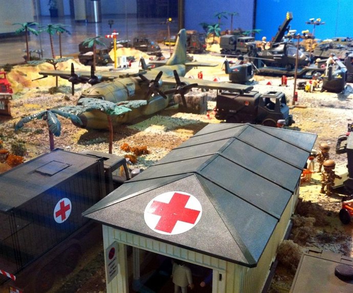 Diorama de Playmobil