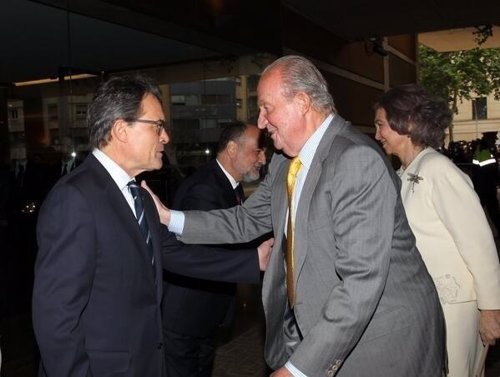Ultimo encuentro del Rey y el presidente Artur Mas