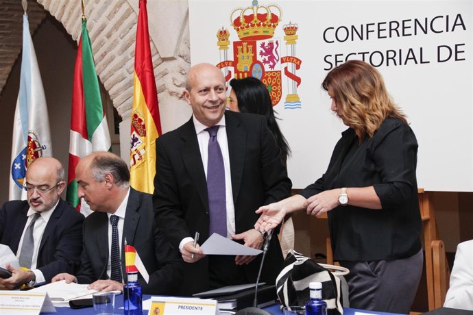 Conferencia sectorial de cultura en Toledo con el ministro Wert