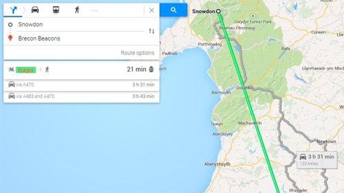 Viaja en dragón en Google Maps