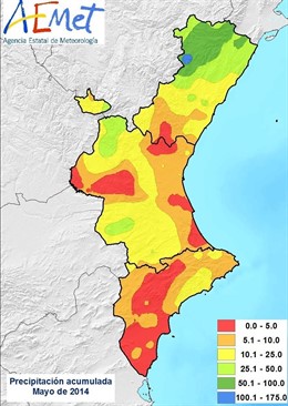 La Comunitat cierra un mayo seco y cálido