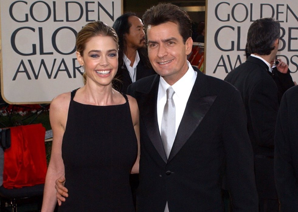  Charlie Sheen And His Fiancee, Actress Denise Richards Attend 