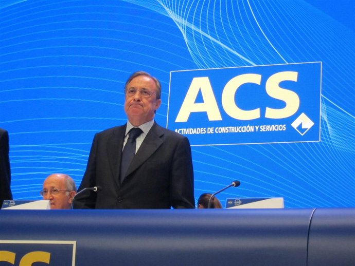 El presidente de ACS, Florentino Pérez