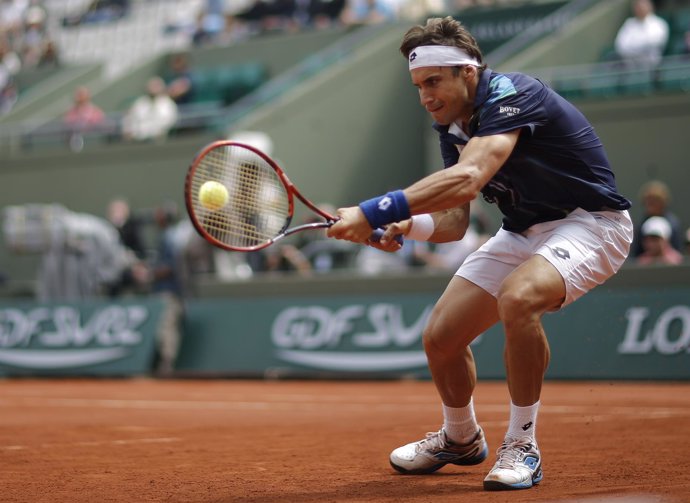 David Ferrer en Roland Garros