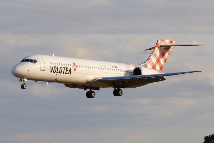 Avión de la compañía aérea Volotea