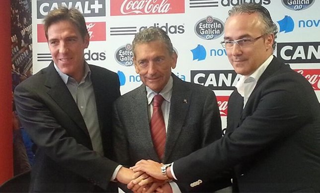 Presentación Eduardo Toto Berizzo Mouriño Torrecilla Celta