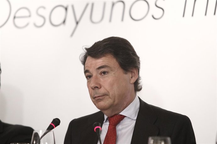 Ignacio González en un Desayuno Informativo de Europa Press