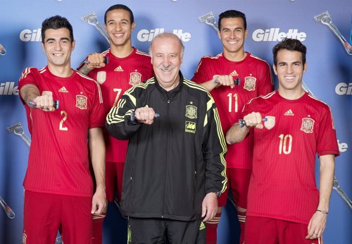 Selección española y Gillette
