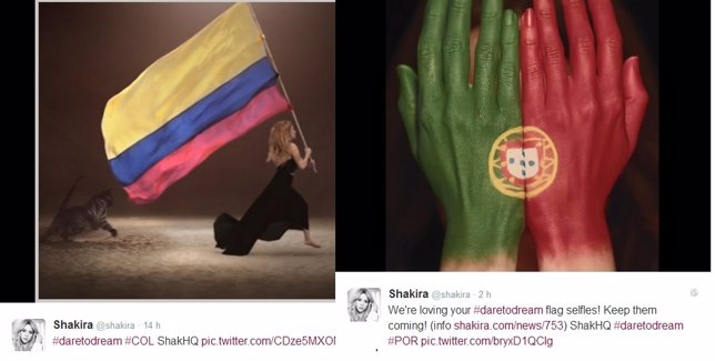 Shakira anima a soñar con el ganador del Mundial