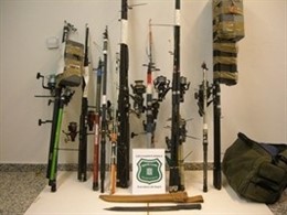 Material comisado en el estanque de Ivars i Vila-sana