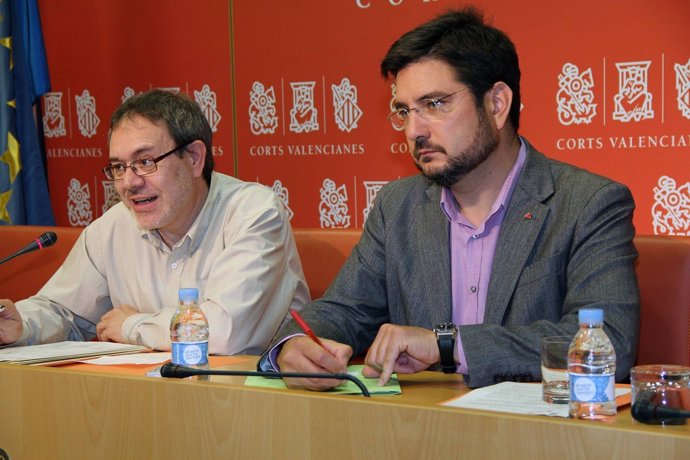 Lluís Torró e Ignacio Blanco en una rueda de prensa