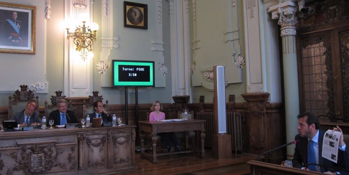 Imagen del Pleno municipal celebrado este martes