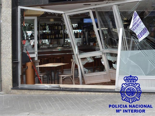 Bar en el que intentaron robar mediante alunizaje