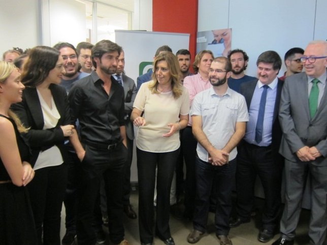 Susana Díaz en el CADE de Sevilla