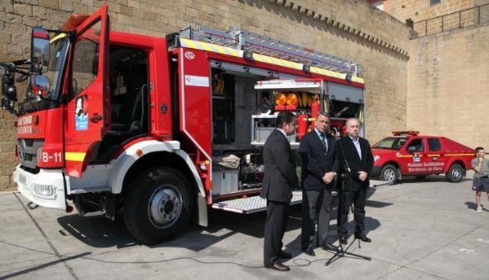 Vehículo del Parque de Bomberos de Álava
