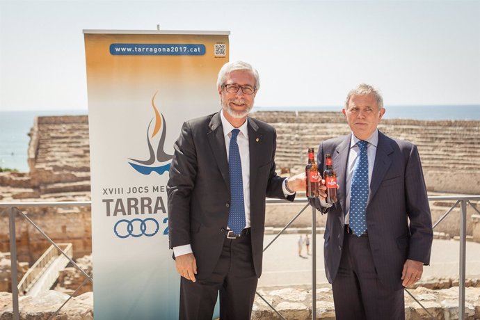 El alcalde de Tarragona con el director general del Grupo Damm