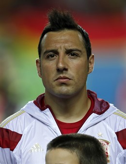 Santi Cazorla, jugador de la selección española de fútbol