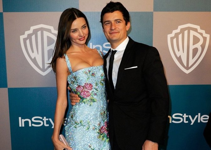  Model Miranda Kerr And Orlando Bloom Arrive At 