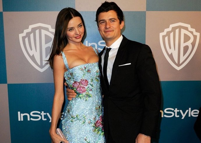  Model Miranda Kerr And Orlando Bloom Arrive At 