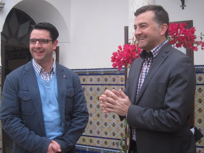 Pedro García junto a Antonio Maíllo en Córdoba